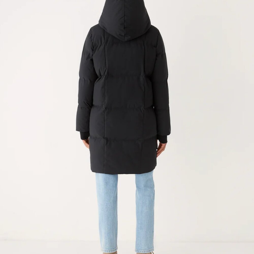 The Hygge Puffer Coat in Black | 48 HR LIMITED OFFER $150 - Picture 2 of 4